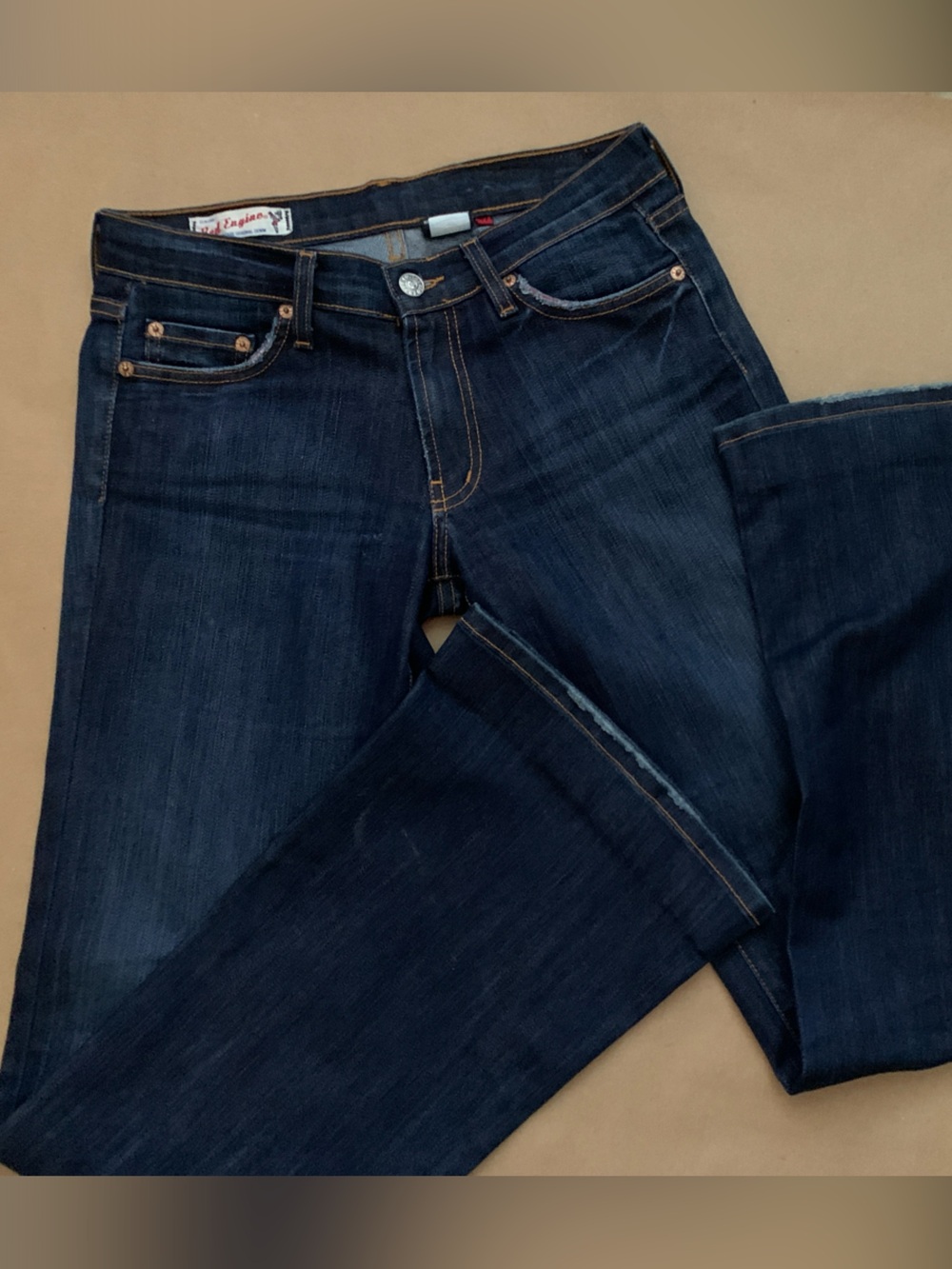 Red Engine Women's Dark Indigo Boot Cut Jeans